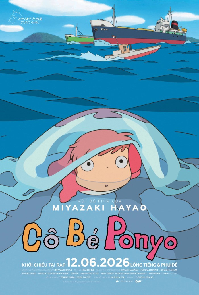 Cô bé Ponyo poster